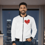 You & Me Valentine Bomber Jacket for Him | Premium Printed Unisex Jacket