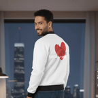 You & Me Valentine Bomber Jacket for Him | Premium Printed Unisex Jacket