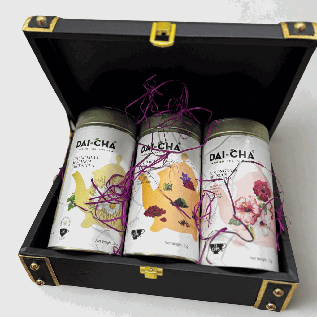 Luxury Truck Box Gift Hamper – DAI-CHA & Twinings Teas, Kunafa, Protein Bars, Premium Chocolates & Gourmet Cookies | Corporate & Festive Gifting