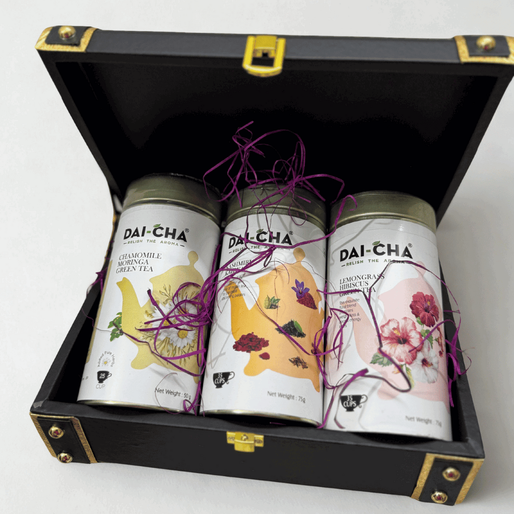 Luxury Truck Box Gift Hamper – DAI-CHA & Twinings Teas, Kunafa, Protein Bars, Premium Chocolates & Gourmet Cookies | Corporate & Festive Gifting