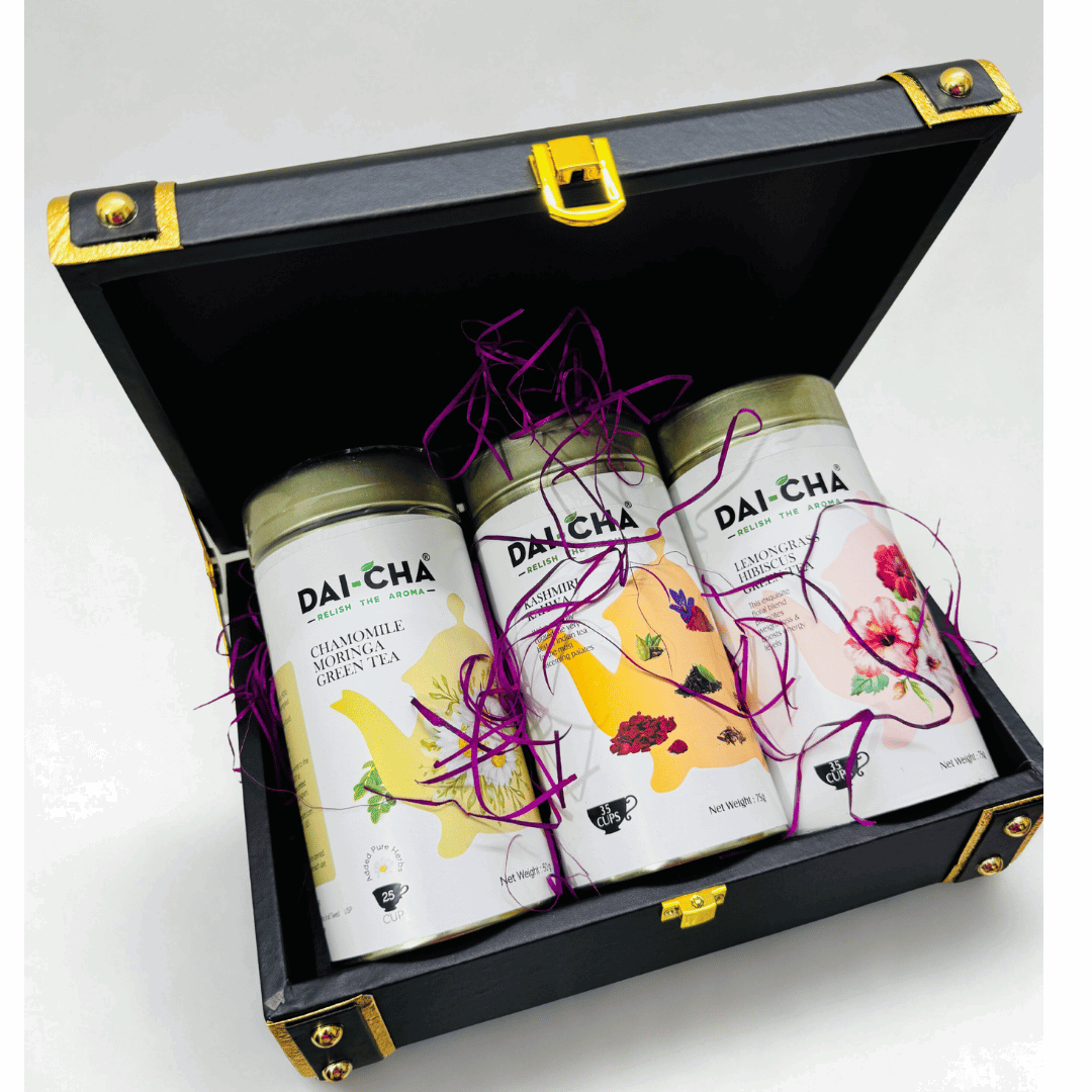 Luxury Truck Box Gift Hamper – DAI-CHA & Twinings Teas, Kunafa, Protein Bars, Premium Chocolates & Gourmet Cookies | Corporate & Festive Gifting