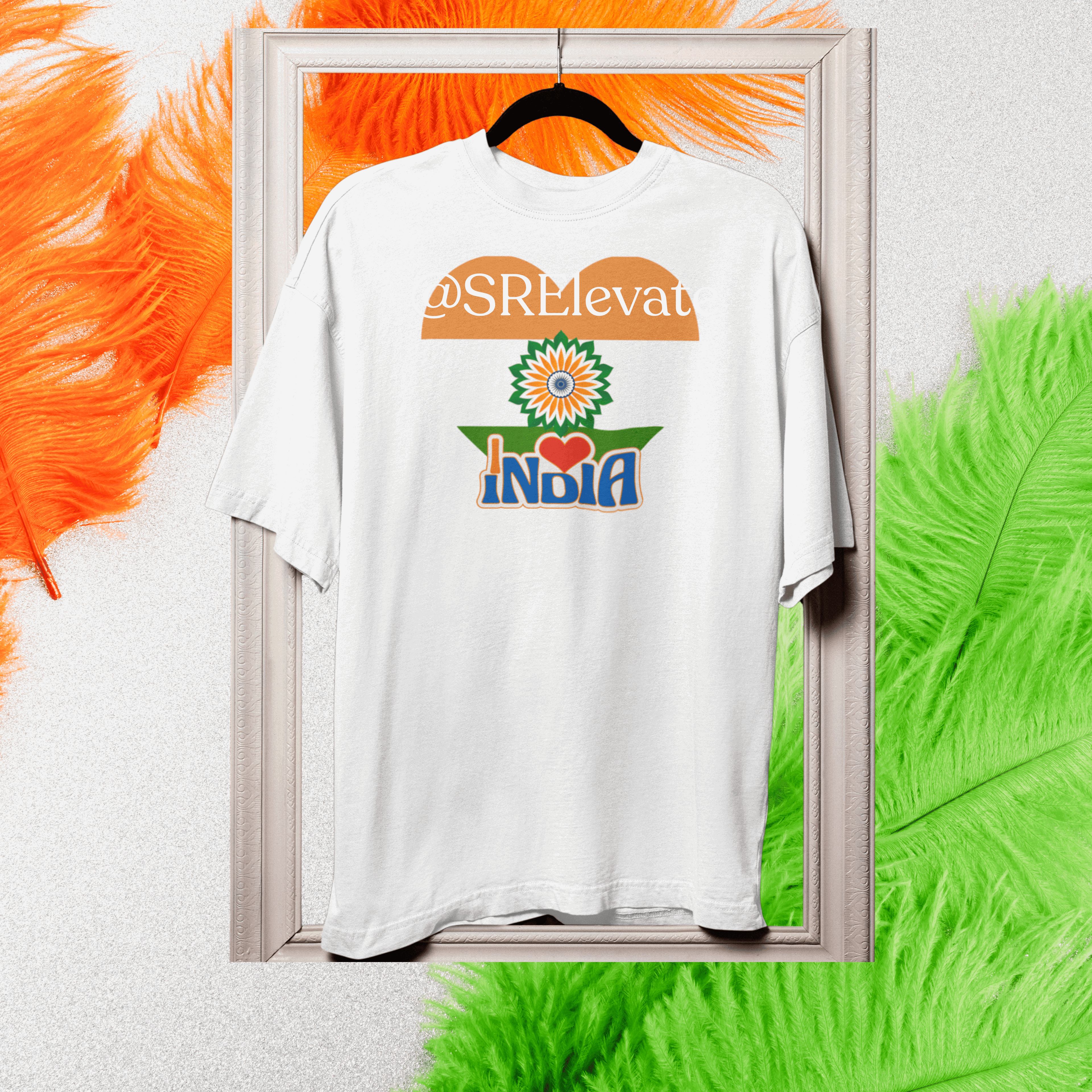 Limited Edition Oversized "I Love India" T-Shirt – Express Your Patriotism in Style!