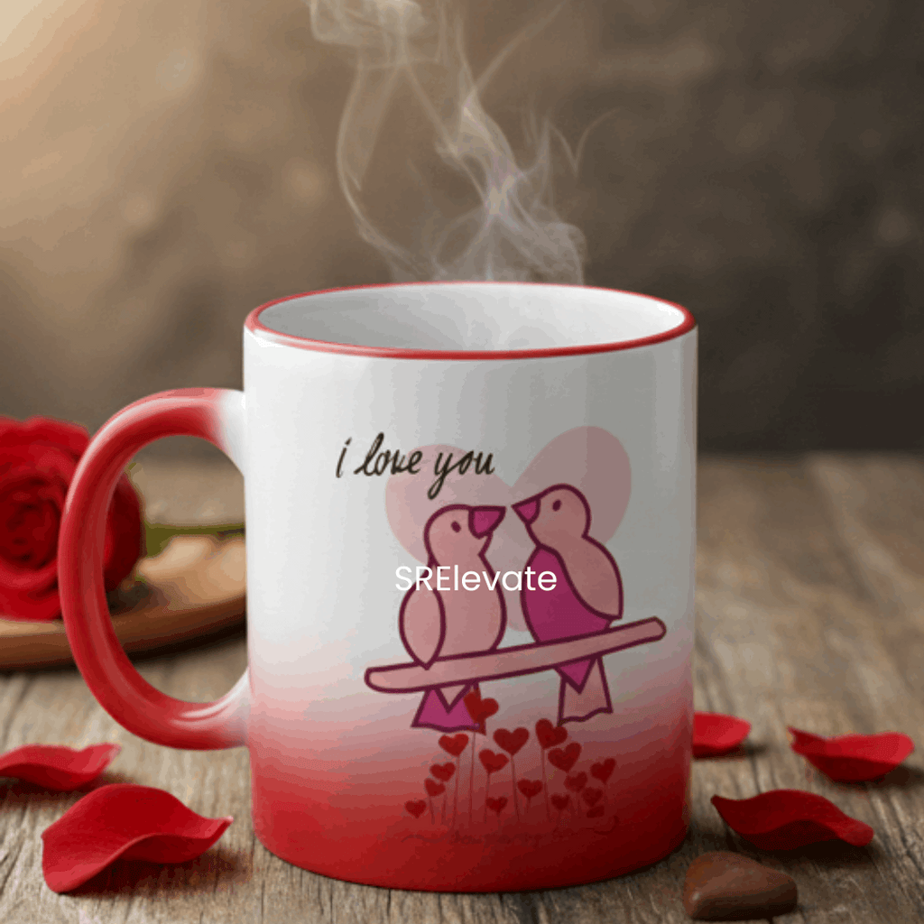 Personalized Valentine Combo Pack – Custom T-Shirt, Mouse Pad & Magic Mug
