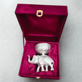 Handcrafted Silver Elephant Decorative Bowl – Elegant Gift & Home Décor