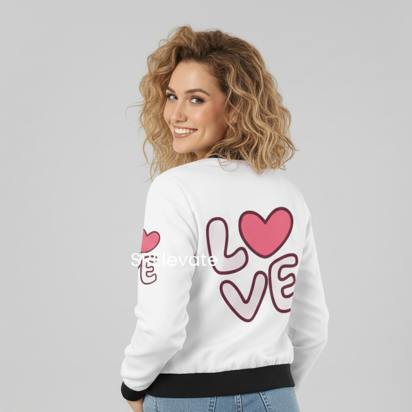 LOVE-Women's Valentine Special Bomber Jacket