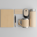 Premium 7-in-1 Bamboo Corporate Gift Set | Eco-Friendly Customizable Business Gifts for Clients & Employees,new year corporate gifts,best corporate gifts for employees