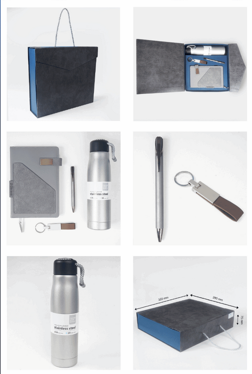 branded stainless steel flask
