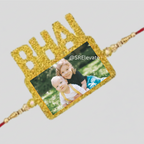 Personalized Photo Rakhi for Brother – Custom BHAI Name Rakhi with Your Image | Raksha Bandhan 2025 Gift