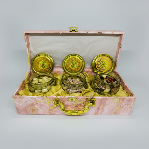 3 IN 1 | Luxury  Dry Fruit Glass Jar Gift Box | Corporate Diwali Hampers,diwali gifts for corporate customers