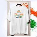 🇮🇳 Independence Day Oversized T-Shirt – Bio-Wash Cotton | Unisex Comfort Fit
