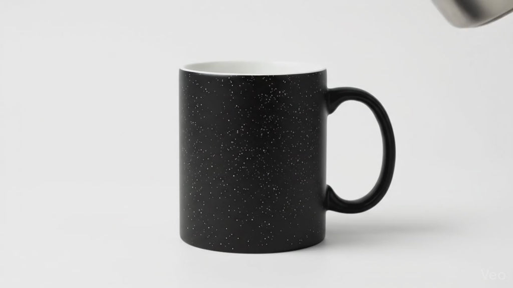 Glitter Rakhi Magic Mug – Black Magic Coffee Mug with Photo | Personalized Raksha Bandhan Gift | Custom Coffee Mugs for Brother & Sister
