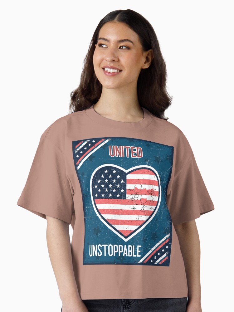 United & Unstoppable-boxy-t-shirt